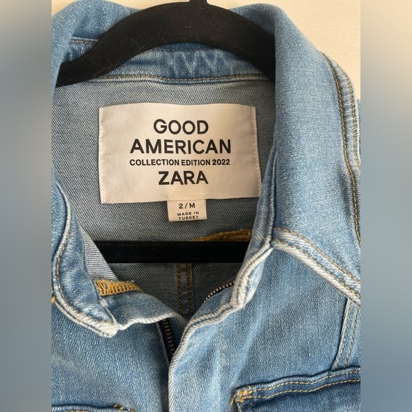 Good American Zara Sculpting Denim Stretch Jumpusit size 2/M NWT - Picture 3 of 8